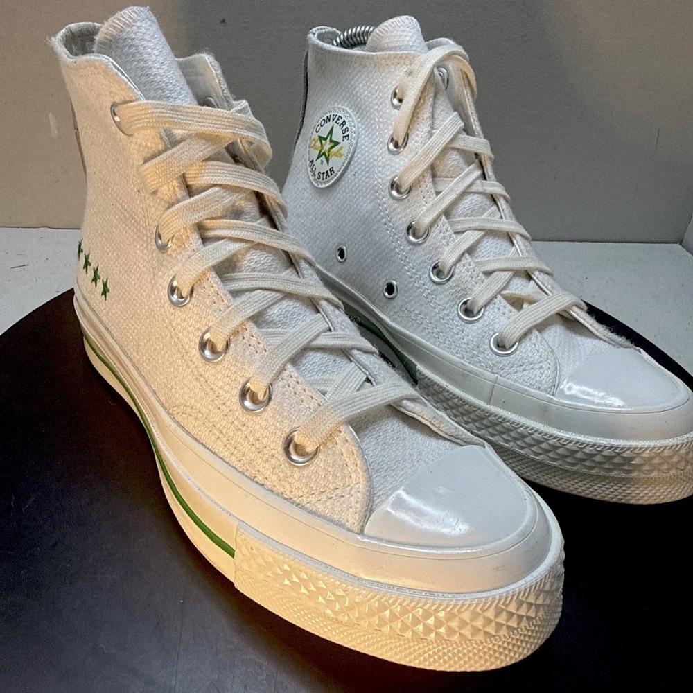 Converse Chuck 70 Hi "Breaking Down Barriers" Crispus Attucks Tigers White W 5.5
